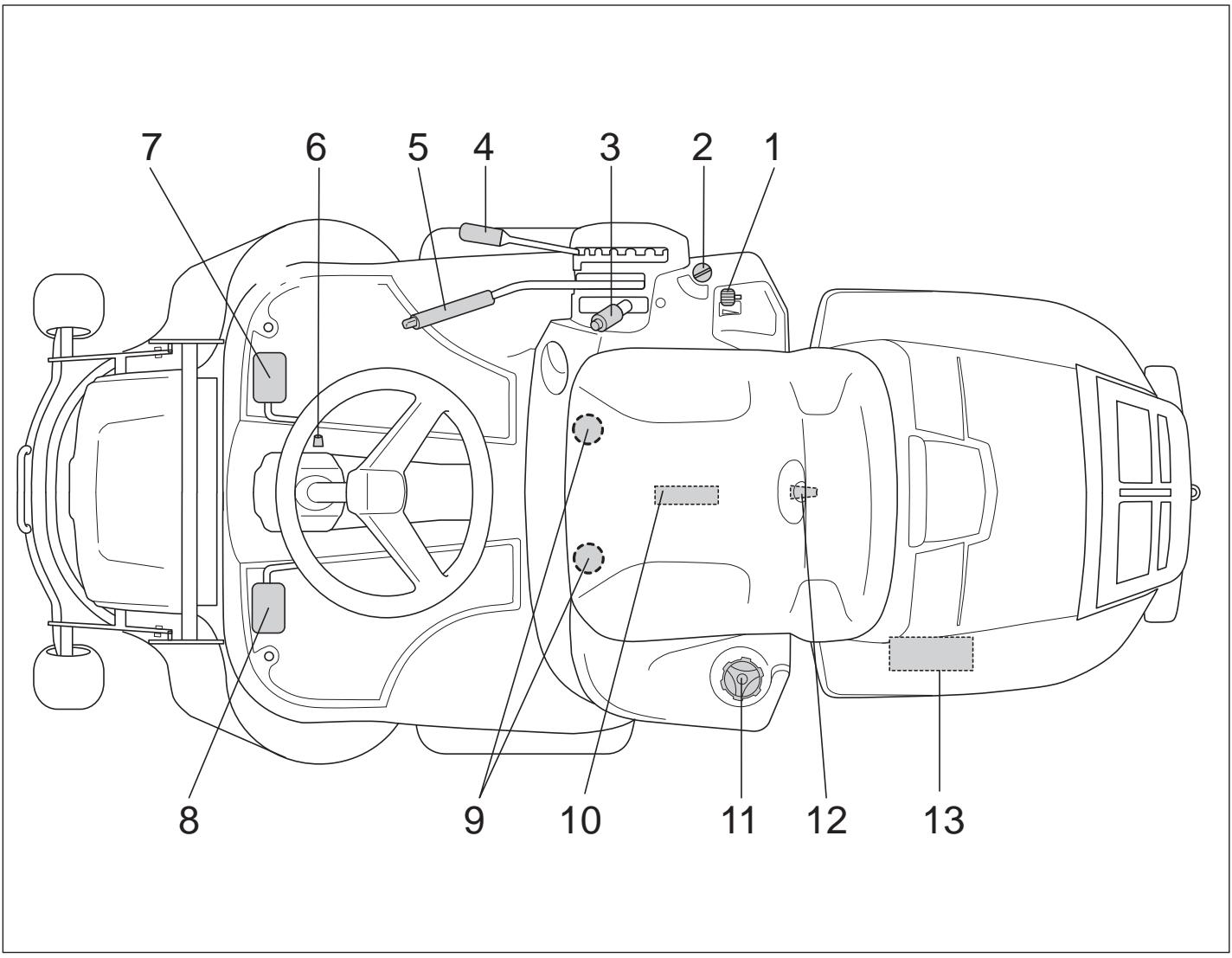 HUSQVARNA RIDER 13 C5 - INSTRUCTIONS DE SÉCURITÉ - 4