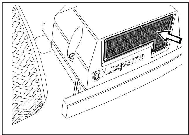 HUSQVARNA RIDER PROFLEX 21 - Vérification de la prise d'air de la transmission - 1