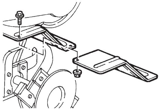 HUSQVARNA T 55R - Montage des carters de protection - 4