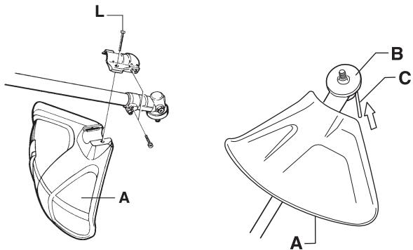 HUSQVARNA EPA - Fitting other guards and cutting attachments - 2