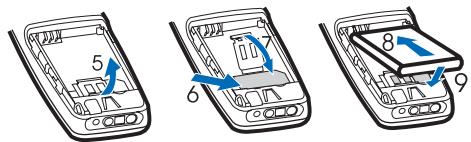 NOKIA 1110I - ■ Insert a SIM card and battery - 2