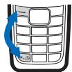 NOKIA 1110I - Lock the keypad - 1