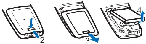 NOKIA 1110I - ■ Insert a SIM card and battery - 1