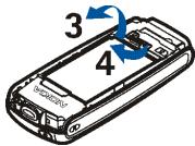 NOKIA 2100 - ■ Inserting a SIM card - 2