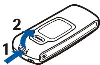 NOKIA 2100 - ■ Inserting a SIM card - 1