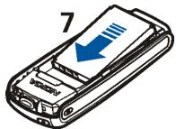 NOKIA 2100 - ■ Inserting a SIM card - 4