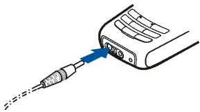 NOKIA 2100 - ■ Charging the battery - 1