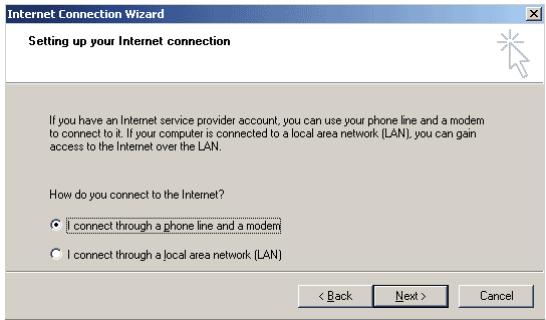 NOKIA 30 - Create new Dial-up connection - 3