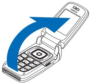 NOKIA 6102I - Abrir la tapa - 1