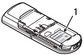 NOKIA 8600 - Localizar la etiqueta de su teléfono - 1