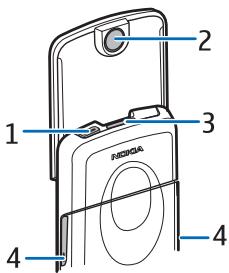 NOKIA 8800 SIROCCO - Keys and parts - 1