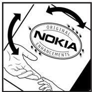 NOKIA 8800 SIROCCO - Authentication hologram - 2