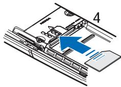 NOKIA 8800 SIROCCO - Install SIM card and battery - 3