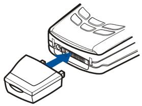 NOKIA AD-5B - Using the adapter for the first time - 1