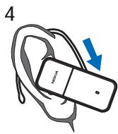 NOKIA BLUETOOTH HEADSET BH-700 - Place the headset over your ear - 3
