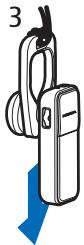 NOKIA BLUETOOTH HEADSET BH-700 - - Carry the headset in the strap - 3