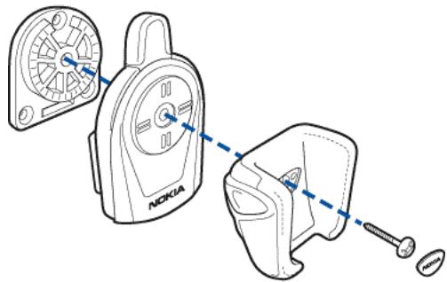 NOKIA CK-10 - ■ Installing the car kit - 1