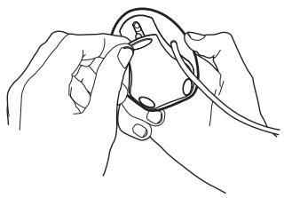 NOKIA DIGITAL PEN SU-27W - ■ Open and close the USB cradle - 1