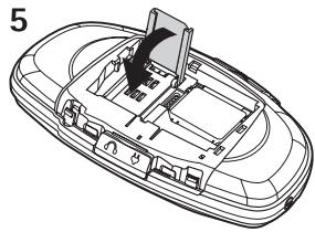 NOKIA NGAGE QD - Installing the SIM card and the battery - 6