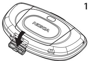 NOKIA NGAGE QD - Inserting a game or memory card - 1