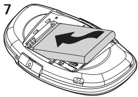 NOKIA NGAGE QD - Installing the SIM card and the battery - 8