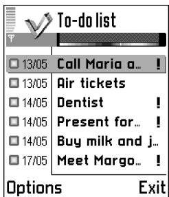 NOKIA NGAGE QD - Calendar views - 2