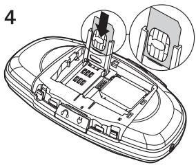 NOKIA NGAGE QD - Installing the SIM card and the battery - 5