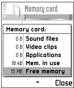NOKIA NGAGE QD - Essential indicators in standby mode - 1