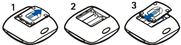 NOKIA SU-2 - Installing the batteries - 1