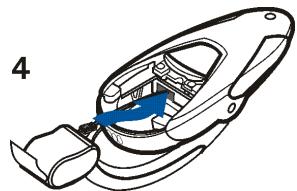 NOKIA WIRELESS AUDIO HEADSET HDW-2 - Changing the battery - 4