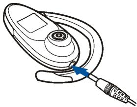 NOKIA WIRELESS AUDIO HEADSET HS-53W - - Charge the battery - 1
