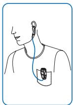NOKIA WIRELESS CLIP-ON HEADSET HS-21W - Using the headset - 1