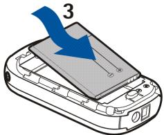 NOKIA WIRELESS GPS MODULE LD-1W - Install the battery - 2