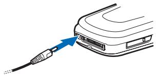 NOKIA 6086 - Charge the battery - 1