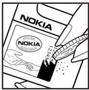 NOKIA 6086 - Authentication hologram - 3