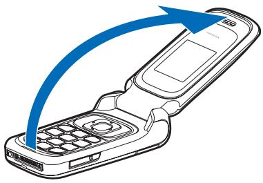 NOKIA 6086 - Abrir la tapa - 1