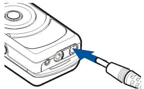 NOKIA 7380 - - Charge the battery - 2