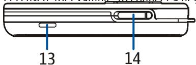 NOKIA 7380 - ■ Keys and connectors - 3
