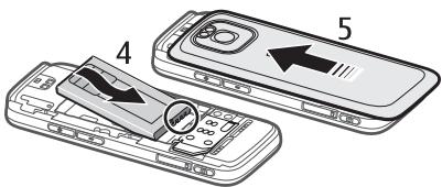 Diagram showing two mobile phones with labeled parts and directional arrows indicating movement or change.