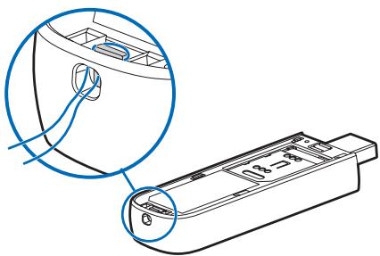 NOKIA INTERNET STICK CS-10 - Fixer une sangle - 1