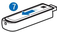 NOKIA INTERNET STICK CS-15 - Insert the SIM card - 8