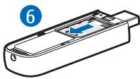 NOKIA INTERNET STICK CS-15 - Insert the SIM card - 7