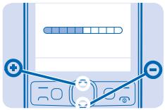 NOKIA ASHA 210 - Change the volume - 1