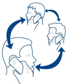 NOKIA ASHA 305 - Make a conference call - 1