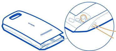 NOKIA ASHA 305 - Attach a strap - 1