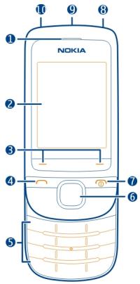 NOKIA C2-05 - Keys and parts - 1