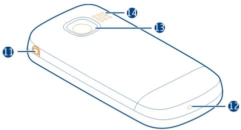 NOKIA C2-05 - Keys and parts - 2