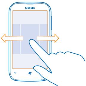 NOKIA LUMIA 510 - Switch between views - 3