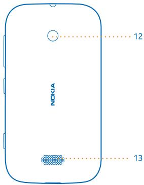 NOKIA LUMIA 510 - Keys and parts - 2