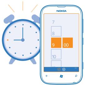 NOKIA LUMIA 510 - Set an alarm - 1